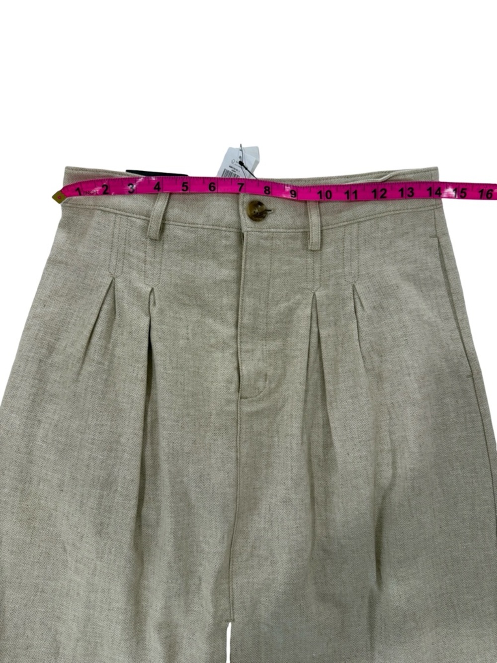NWT Banana Republic Linen Pleated Midi Skirt & Crop Top Set size 4 women - Picture 10 of 16